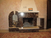 Камин из натурального камня ремонт строительство предлагаю