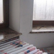 Подоконники из мрамора ремонт строительство окна