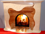 Камин из мрамора в интерьере украина киев