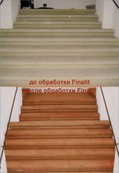 Очистка и восстановление камня,  очистка от восковых и лаковых загрязне