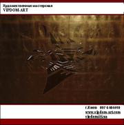 Поталь,  золочение поталью,  позолота поталью,  Киев