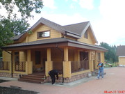 Строительство деревянных домов из клееного бруса, срубов