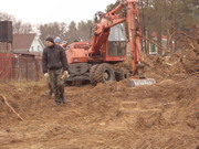 Корчевание деревьев, кронирование.