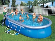 Бассейн - размер:  549 см х 366 см х 122 см.