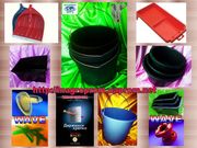  Вёдра строительные WAVE 10, 12, 14, 16 и 20 литров с мерной шкалой