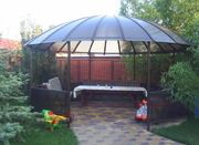 беседки из поликарбоната