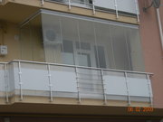 остекление безрамное СКС-Штакузит,  затенение зимних садов HELLA