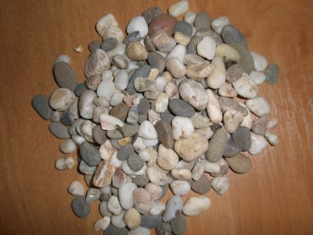 Морской камень. Смешаная галька.