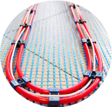 Теплый пол водяной+электрический 2 в 1 