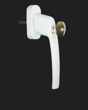 Ручка с замком на металлопластиковые окна,  защита от взлома