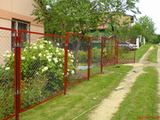 Забор из сетки рабицы- КИЕВ