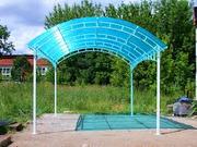 Навес из поликарбоната