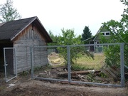 Ворота из сетки- рабица