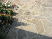 Мощение дорожек.