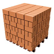 Кирпич новый рядовой М-100.