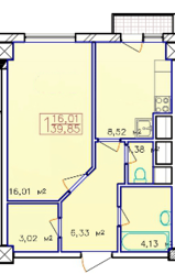 Квартира в Киевском районе,  поэтапная оплата