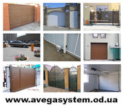 Автоматические ворота в Одессе купить, ворота гаражные, откатные