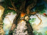 Уникальный интерьер. Роспись,  скульптура,  скалы,  лепнина…