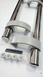 Ручка офисная нержавейка длиной от 200 мм до 3000 мм