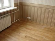 Укладка ламината паркетной доски, плинтус.