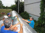 Тепло изоляция,  утеплитель,  вспененный полиэтилен. Звукоизоляция. АЛЮФОМ (пенофол,  изолон) 067-612-26-21