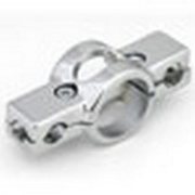 Соединитель 3-х труб разного диаметра, хромированный