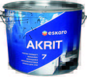 Eskaro Akrit 7 краска для потолков и стен (матовая) 9, 5 л.