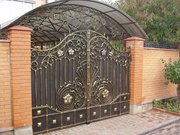 Кованые решетки Киев,  кованые козырьки Киев,  кованые заборы и ворота