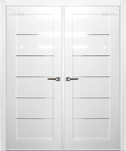 Двери Мирелла белый глянец