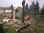 уборка прилегающей территории,  уборка участков от деревьев.