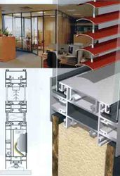 Офисные перегородки из алюминия .