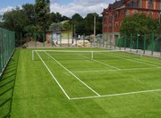 Теннисный корт,  постройка