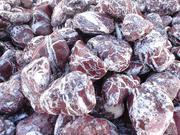 Галька белая,  зеленая,  бордовая черная