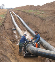 Строительство трубопроводов ПНД в Николаеве Монтаж, прокладка труб пнд