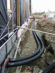 Прокладка трубопроводов для кабельных сетей