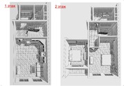 Предлагаю 2-х уровневую квартиру с 2-мя спальнями в новом доме. 