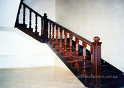 Лестницы из дерева. Ограждения. Гнутые поручни. Продажа. Харьков