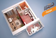 Продам 1-комнатную квартиру 41, 5 м2 -15 700$