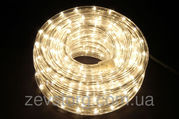 Светодиодный дюралайт LED 10м с контроллером белый 