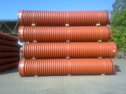 Трубы гофрированные для наружной канализации