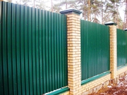 Забор,  ворота из профнастила. Купить недорого в Одессе