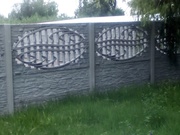 Заборы  бетонные наборные декоративные(еврозаборы) в Херсоне и области