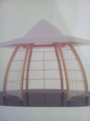 Уникальная беседка для загородного дома