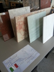 Мрамор - самый желательный художественный естественный камушек.