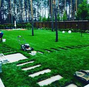 Рулонный газон.Автоматический и капельный полив.Укрепление берегов