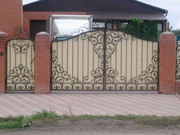 Ворота та хвіртки із профлиста,  штакетника,  ковані,  жалюзі  
