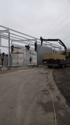 Монтаж сендвіч-панелей, металоконструкцій, профлист