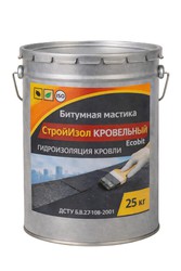 Битумная мастика ведро 25, 0 кг СтройИзол Кровельный Ecobit