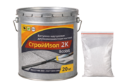 Битумно - каучуковая мастика ведро 3, 0 кг СтройИзол 2К ЭКОБИТ